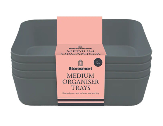Medium Organiser Trays 4pk