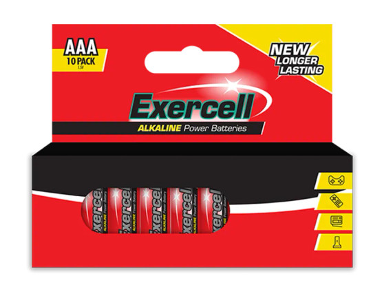 AAA Alkaline Batteries 10pk