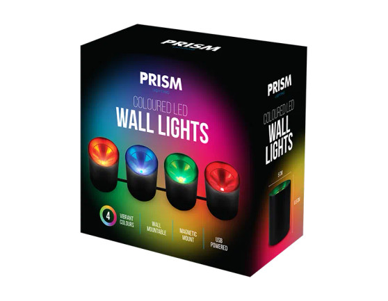 LED Coloured Wall Lights