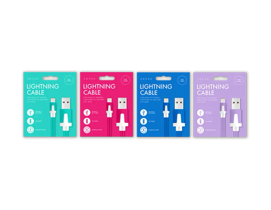 Lightning to USB Flat Cable 1M