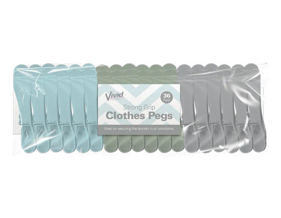 Strong Grip Clothes Pegs 36pk