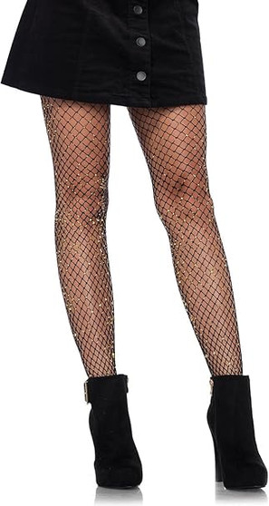Leg Avenue Lurex Fishnet Tights