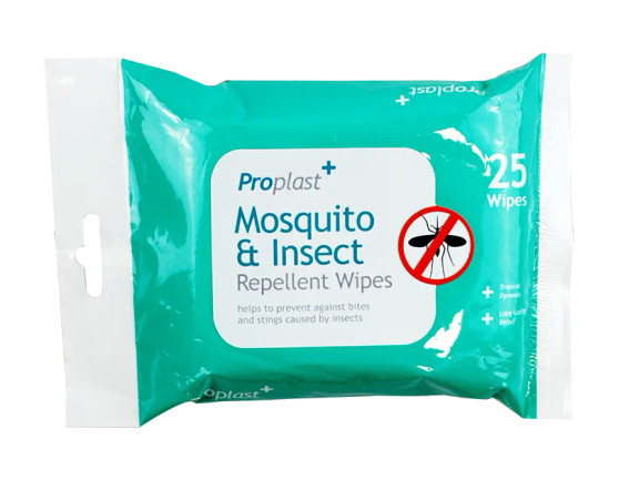 Mosquito & Insect Wipes 25pk