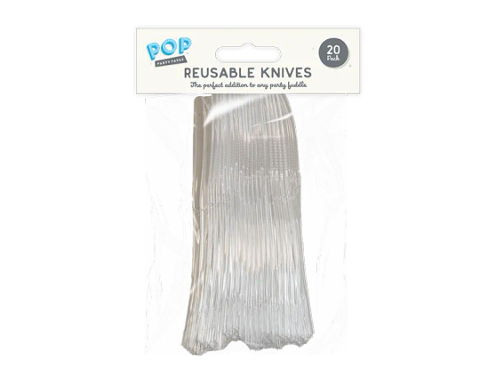 Reusable Plastic Knives 20pk