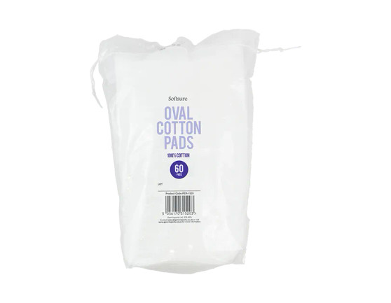 Oval Cotton Pads 60pk