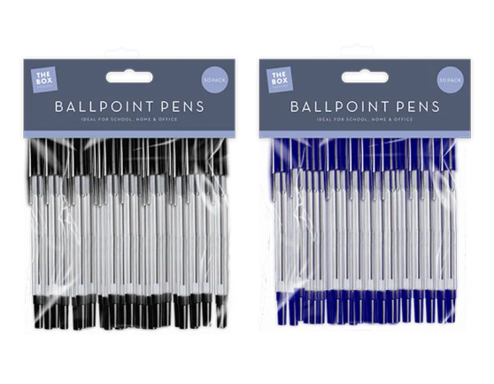 Ballpoint Pens 30pk - Assorted