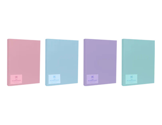 Pastel Assorted A4 Ring Binder