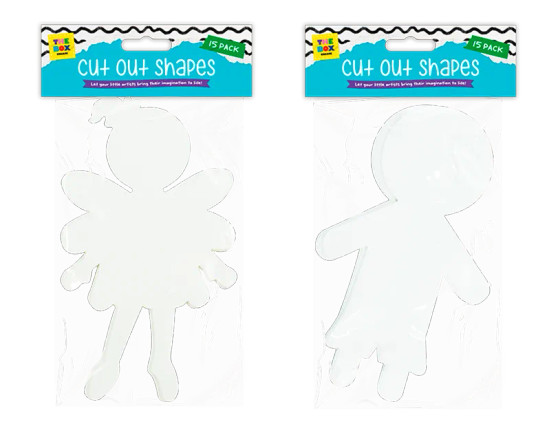 Cut Out Craft Shapes 15pk