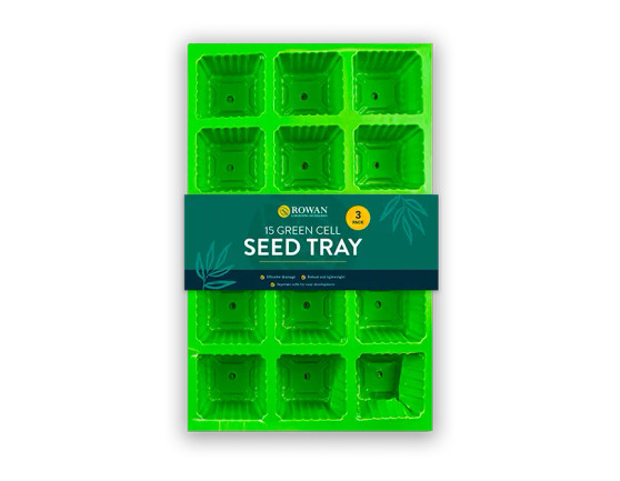 15 Cell Seed Tray 3pk