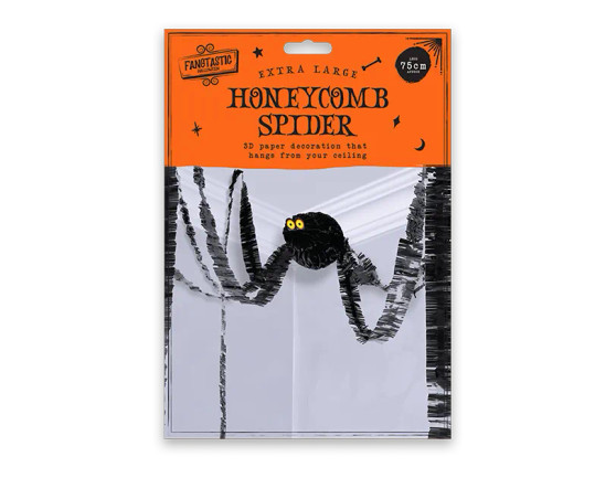 Halloween Spider Honeycomb Pendant