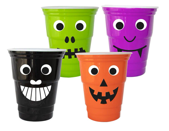 Googly Eyes Plastic Cup - Assorted