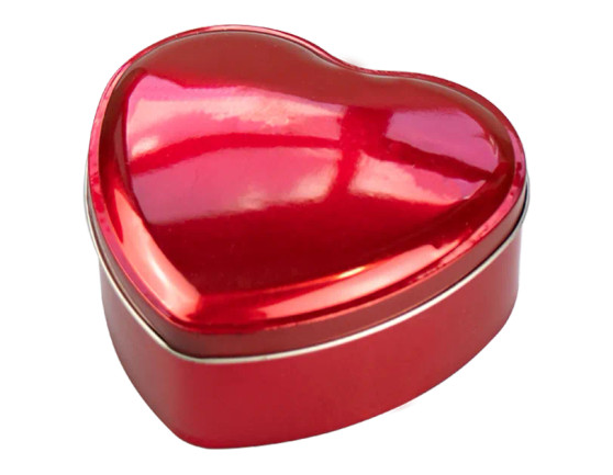 Valentine's Metal Heart Tin