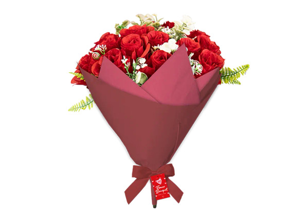 Valentine Artificial Gift Bouquet