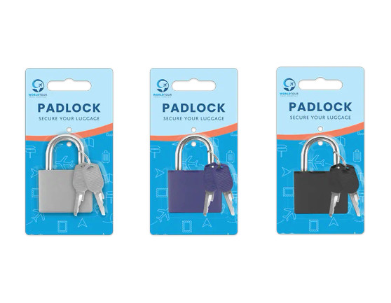 Travel Padlock - Assorted