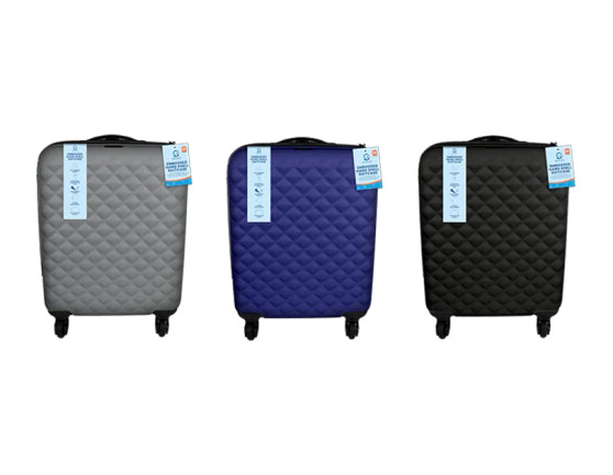 Travel 20" Embossed Shell Suitcase - Assorted