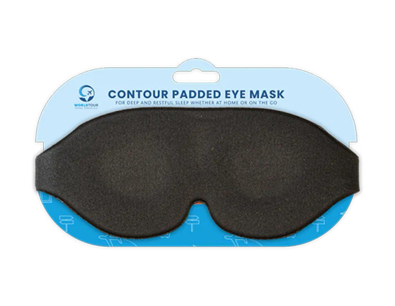 3D Contour Padded Eye Mask