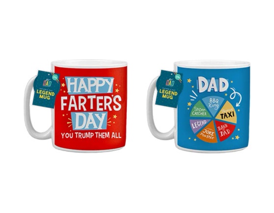 Dads Giant Legend Mug 12.5cm - Assorted