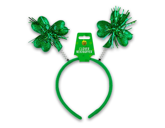 St. Patrick's Day Clover Headbopper