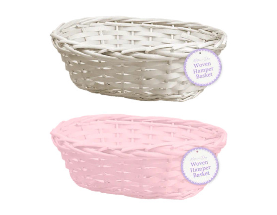 Mother's Day Woven Hamper Basket - Assorted