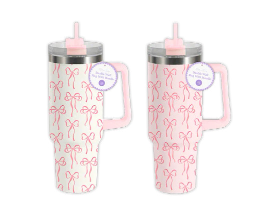 Mother's Day Double Wall Mug with Handle 1L - Assorted