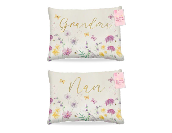 Mother's Day Embroidered Pillow - Assorted