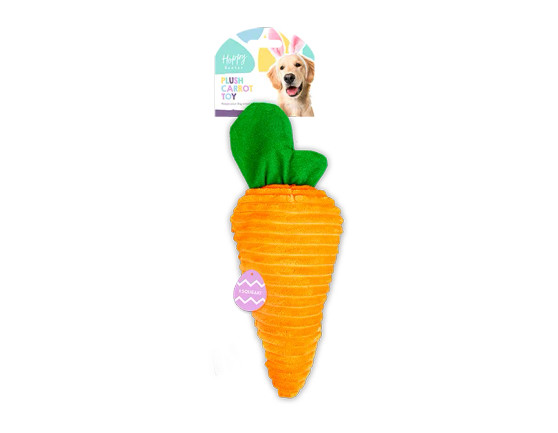 Easter Pet Plush Carrot Toy