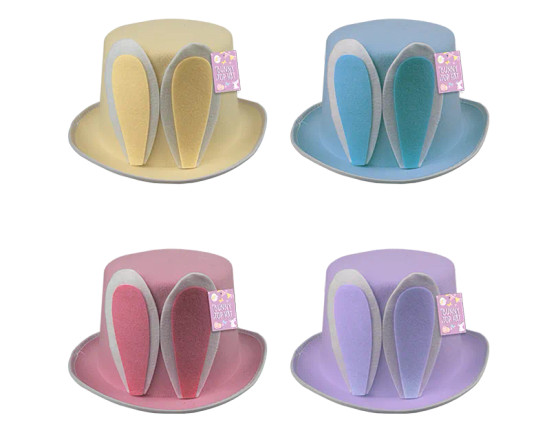 Felt Bunny Top Hat - Assorted