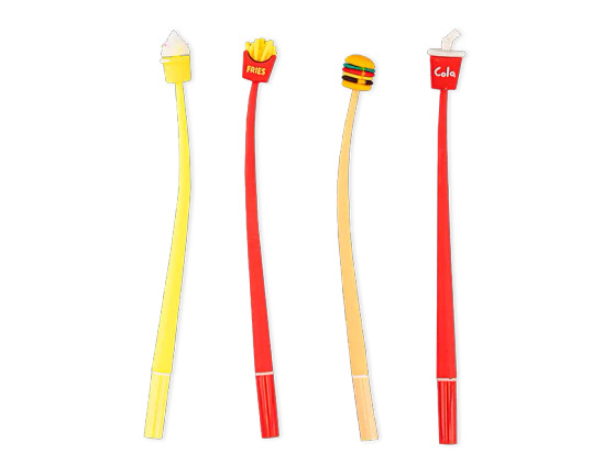 Food Bendy Pens - Assorted