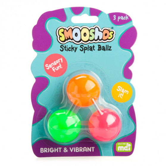 Smoosho's Sticky Splat Ballz - Set of 3
