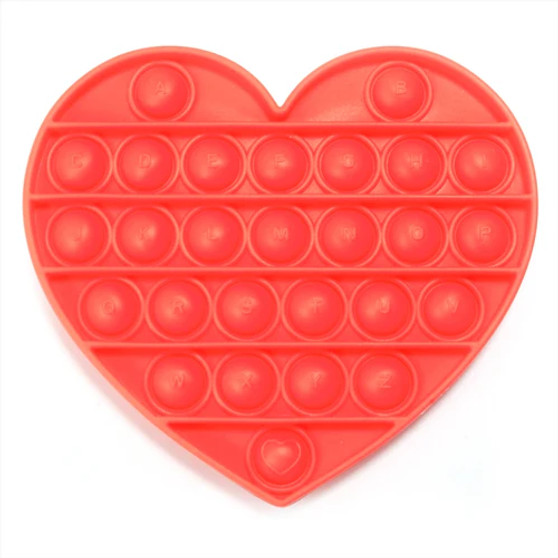 Push & Pop Heart Red Pop It