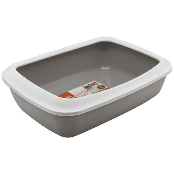Paws & Claws Cat Litter Tray with Mess Guard