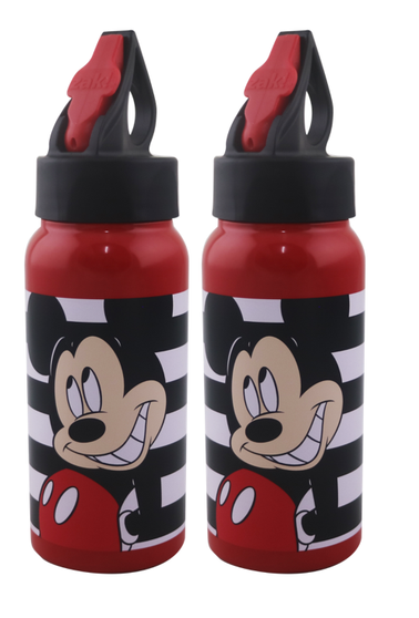 Mickey Mouse 473ml Stainless Steel Bottle - 2 Pack