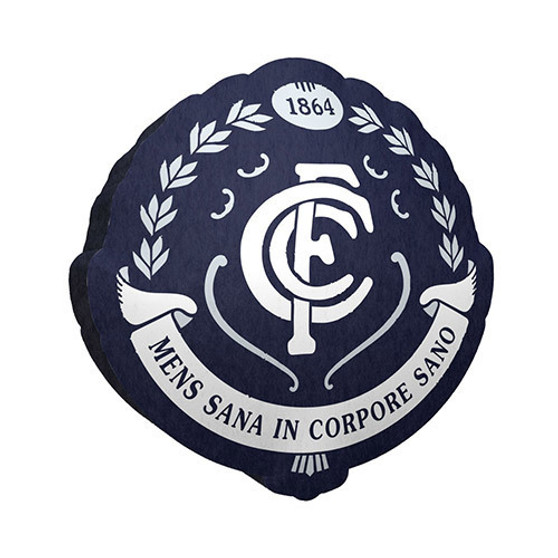 Carlton Blues Logo Cushion