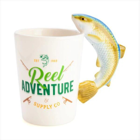 Fishermans Salmon 3D Handle Mug