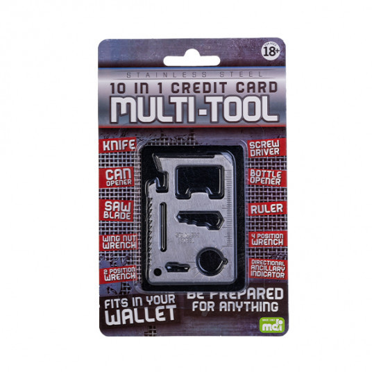 10-in-1 Credit Card Multi-Tool