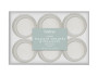 Ribbed Tealight Holders With Tealights 6pk