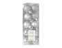 Silver Baubles  20 Pack