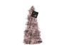 Rose Gold Tinsel Tree 31cm