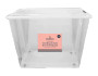 Clip Lid Storage Box With Wheels 120L