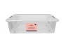 Clip Lid Storage Box With Wheels 35L