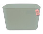 Rattan Effect Storage Box with Handles 20L - Sage