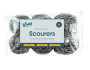 Stainless Steel Scourers - 6 Pack