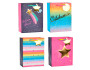 Colourful Star Foiled Large Gift Bag - Assorted