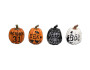 Slogan Pumpkin Ornament - Assorted