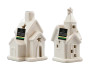 Ceramic LED House Ornament - Assorted