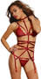 Dreamgirl Strappy Bra and Garter Play Set