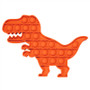 Orange Dino Push And Pop