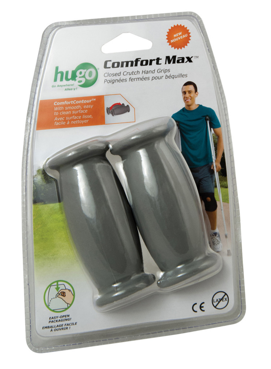 Crutch Hand Grips, Closed, Pair Crutch Hand Grips, Closed, Pair