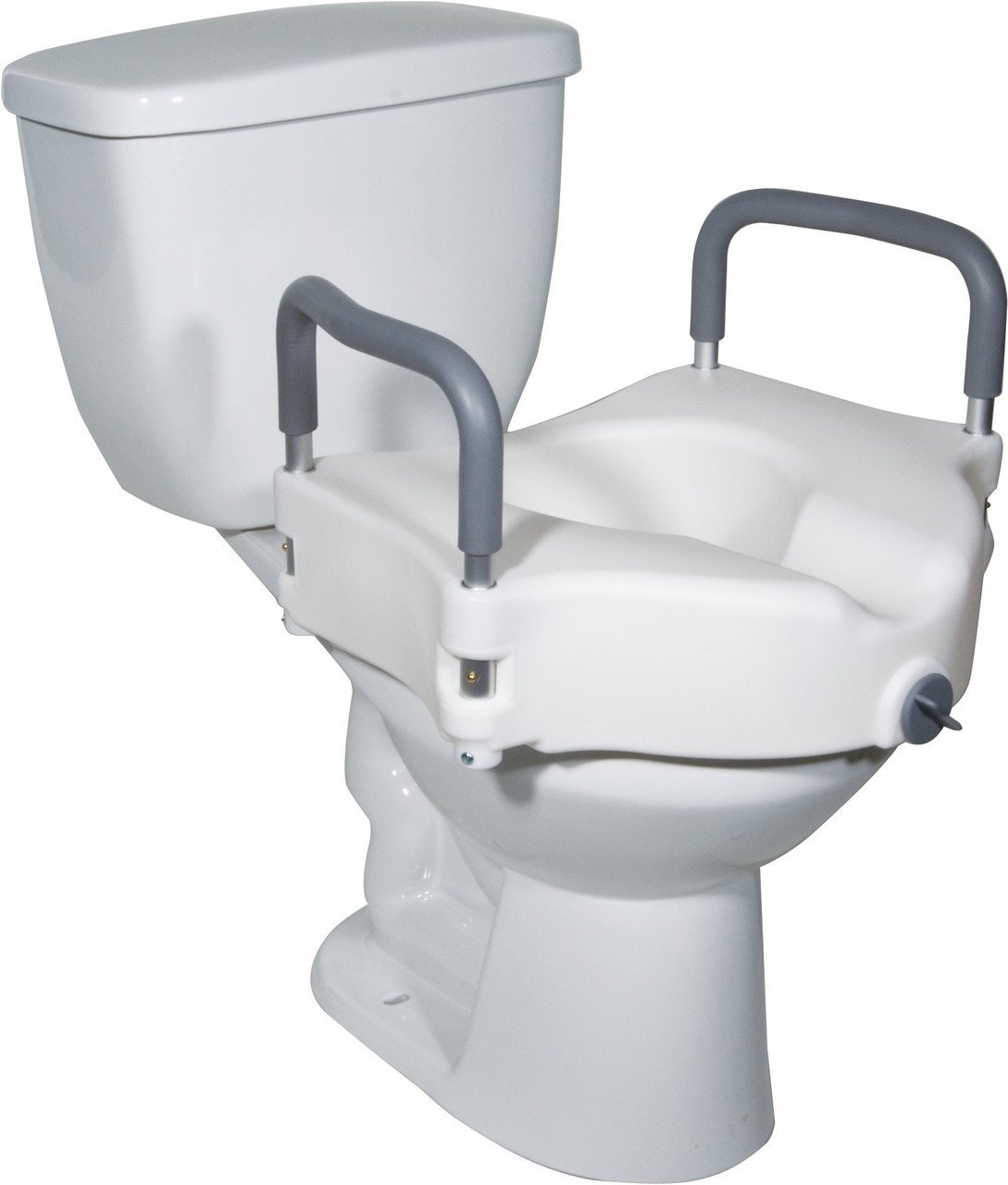 Raised Toilet Seat with Arms