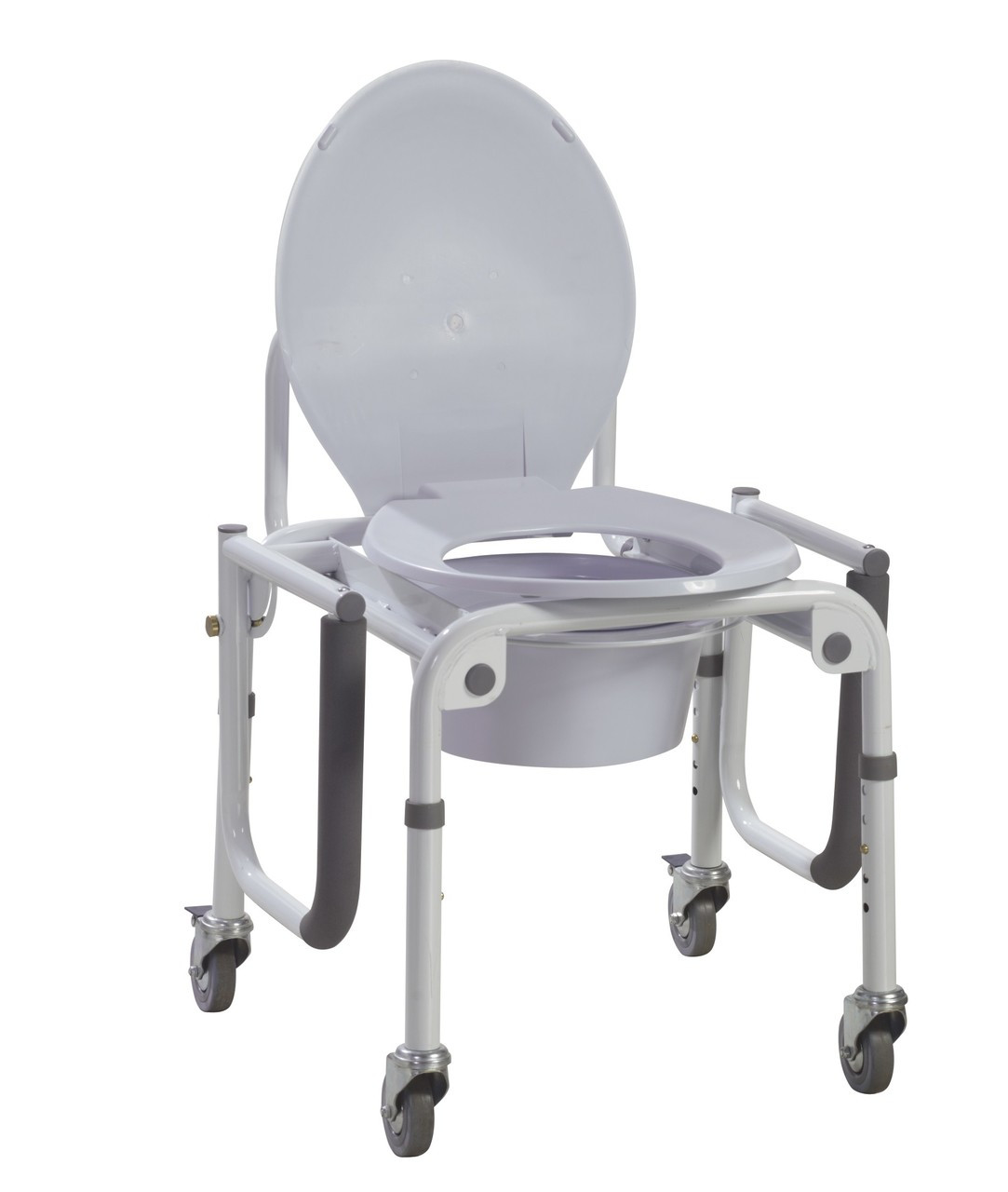 Wheeled Drop Arm Commode